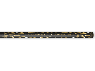 Confetti cannon 60cm Goud